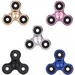 Wholesale Aluminum Metal Classic Fidget Spinner Hand Stress Reducer Toy for Anxiety Adult, Child (Gold)